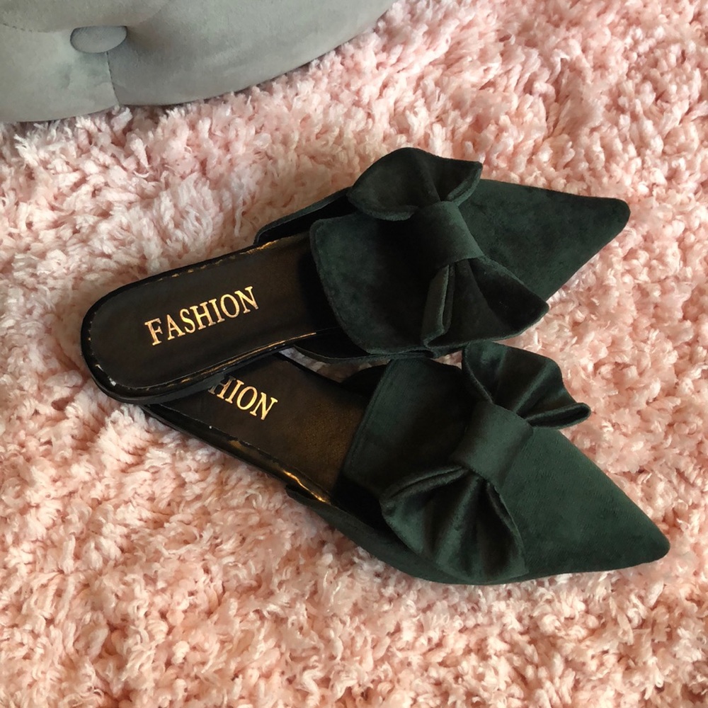 Women Slippers Velvet Butterfly-knon 🛍